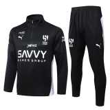 2025/26 Al Hilal FC Black Half Pull Tracksuit