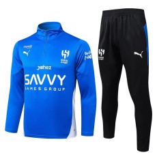2025/26 Al Hilal FC Blue Half Pull Tracksuit