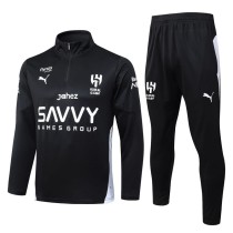 2025/26 Al Hilal FC Black Half Pull Tracksuit