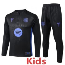 2025/26 BAR Black Kids Half Pull Tracksuit