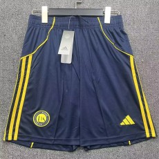 2025/26 Al Nassr FC Home Dark Blue Fans Soccer Shorts
