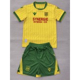 2025/26 FC Nantes Home Yellow Fans Kids Soccer jersey