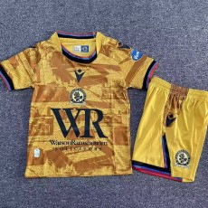 2025/26 Blackburn Rovers 3RD Yellow Fans Kids Soccer jersey