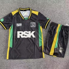 2025/26 Charlton Athletic 3RD Black Fans Kids Soccer jersey