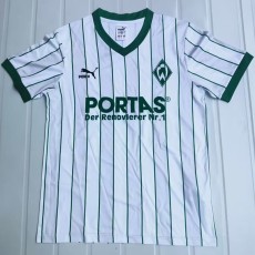 1987/88 SV Werder Bremen Home White Retro Soccer jersey