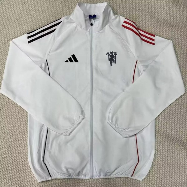 2025/26 Man Utd White Windbreaker