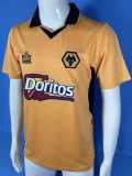 2002/03 Wolves Home Yellow Retro Soccer jersey