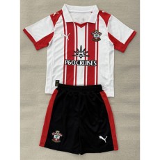 2025/26 Southampton Home White Fans Kids Soccer jersey
