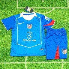 2025/26 A MAD 3RD Blue Fans Kids Soccer jersey