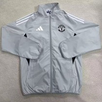 2025/26 Man Utd Gray Windbreaker