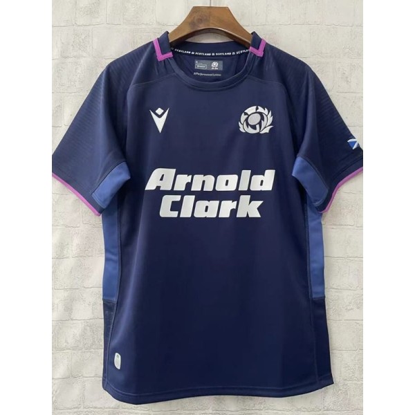 2025 Scotlandlogo Dark Blue Rugby Jersey
