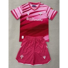 2025/26 Bolton Wanderers 3RD Pink Fans Kids Soccer jersey