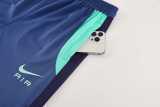 2025 WQD Blue Half Pull Tracksuit