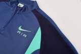 2025 WQD Blue Half Pull Tracksuit