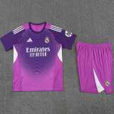 2025/26 R MAD GKP Purple Fans Men Sets Soccer jersey