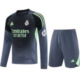 2025/26 R MAD GKB Black Fans Long Sleeve Men Sets Soccer jersey