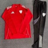 2025/26 Sevilla Red Half Pull Tracksuit