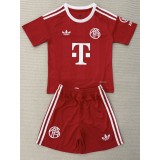 2025/26 Bayern GKE Red Fans Kids Soccer jersey