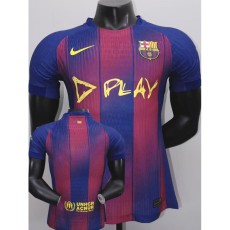 [PLAYER] 2025/26 BAR Home Derby Red Player Soccer jersey