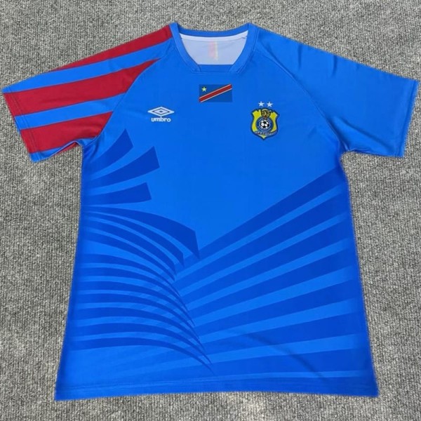 2024/25 Congo DR Home Blue Fans Soccer jersey