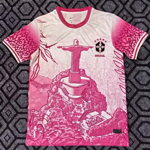 2025 Brazil Special Edition Pink Fans Soccer jersey