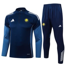 2025/26 Al Nassr FC Dark Blue Half Pull Tracksuit