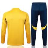 2025/26 Boca Juniors Yellow Half Pull Tracksuit