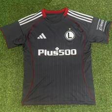 2025/26 Legia Warsaw 3RD Black Fans Soccer jersey