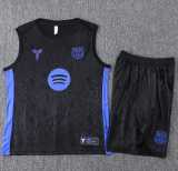 2025/26 BAR Black Training Shorts Suit