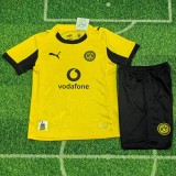 2025/26 Dortmund Cup Match Home Yellow Fans Kids Soccer jersey