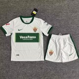 2025/26 Elche CF Home White Fans Kids Soccer jersey