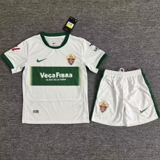 2025/26 Elche CF Home White Fans Kids Soccer jersey