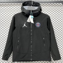 2025/26 PSG Black Windbreaker