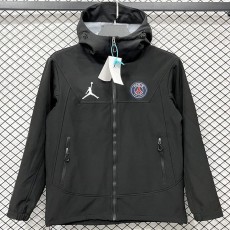 2025/26 PSG Black Windbreaker