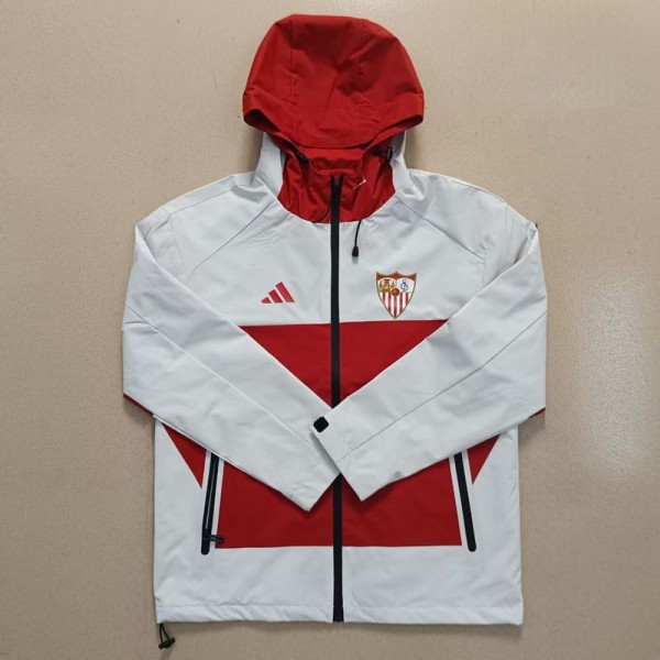 2025/26 Sevilla White Windbreaker