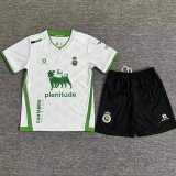 2025/26 Racing de Santander Home White Fans Kids Soccer jersey