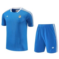 2025/26 R MAD Blue Training Shorts Suit