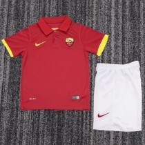 2014/15 Roma Home Red Retro Kids Soccer jersey