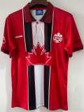 1998 Canada Home Red Retro Soccer jersey