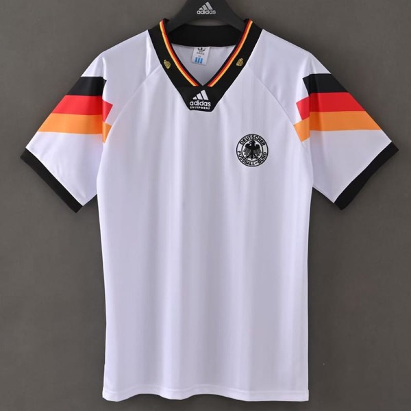 1961 Germany Home White Retro Soccer jersey