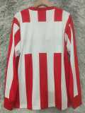 1990/91 Chivas Home Red Retro Long Sleeve Soccer jersey