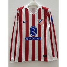 2025/26 A MAD Home Red Fans Long Sleeve Soccer jersey