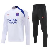 2025/26 PSG White Half Pull Tracksuit