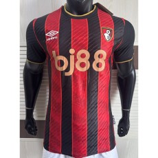 [PLAYER] 2025/26 AFC Bournemouth Home Crimson Player Soccer jersey