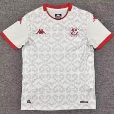 2025 Tunisia Away White Fans Soccer jersey