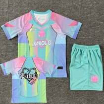 2025/26 BAR Green Kids Training Shorts Suit