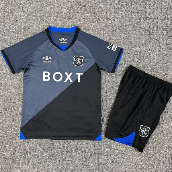 2025/26 Rangers 3RD Gray Fans Kids Soccer jersey