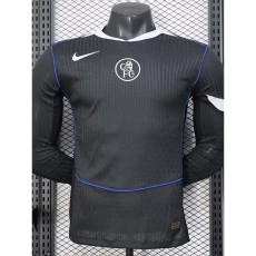 [PLAYER] 2025/26 CHE 3RD Black Player Long Sleeve Soccer jersey