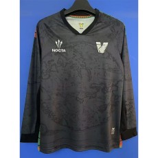 2025/26 Venezia FC Home Black Fans Long Sleeve Soccer jersey