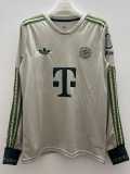 2025/26 Bayern Oktoberfest Gray Fans Long Sleeve Soccer jersey